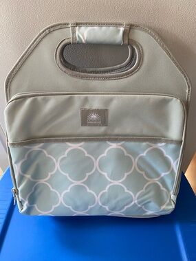 California Innovations Mint Patterned Tote Organizer